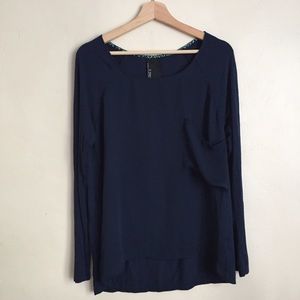 Anthropologie Dolan Brookvale Tee Sz S Navy